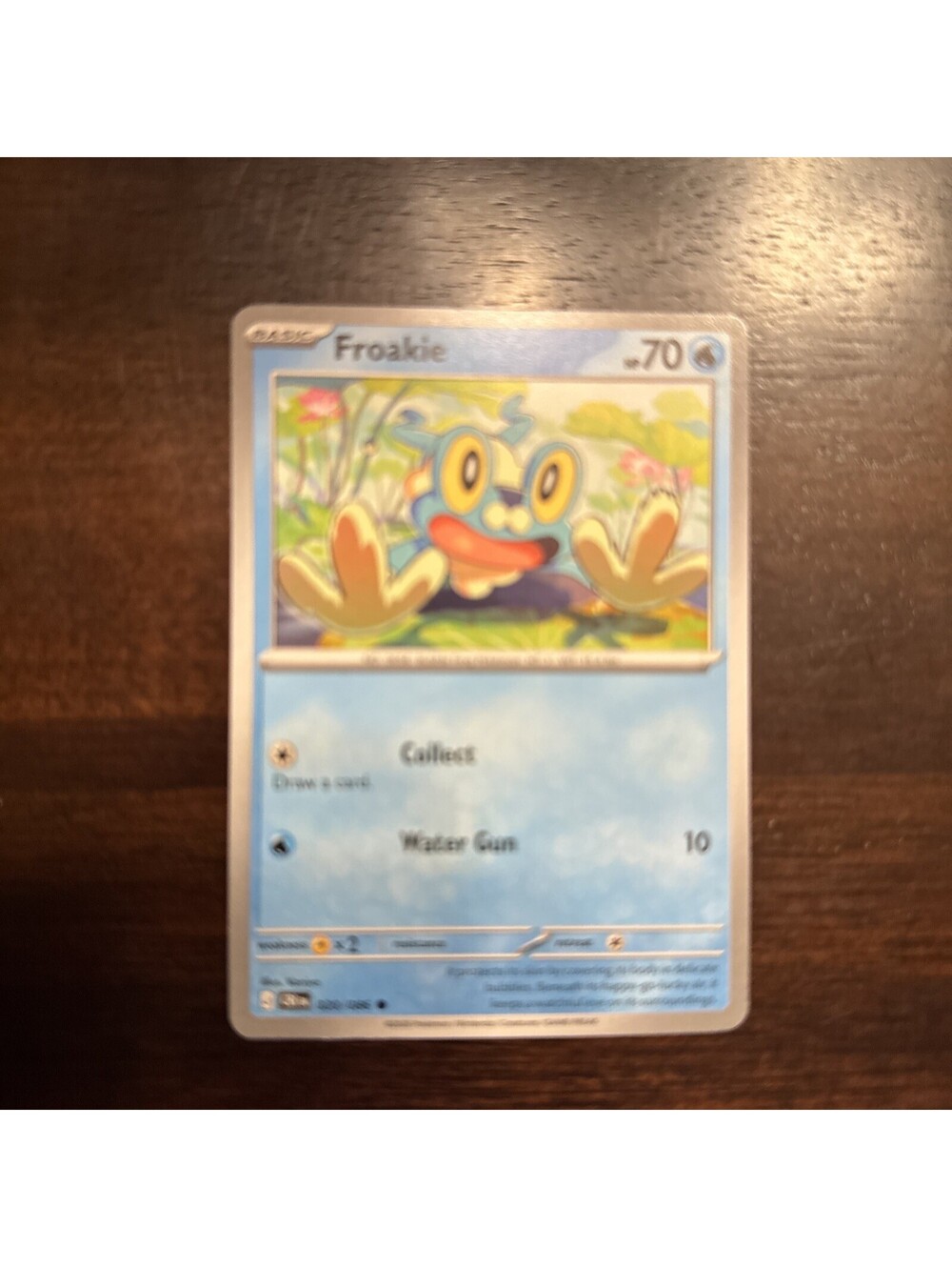 Pokemon TCG Froakie 020/086 Crimson Invasion Regular Common Basic 70HP Eng 2026
